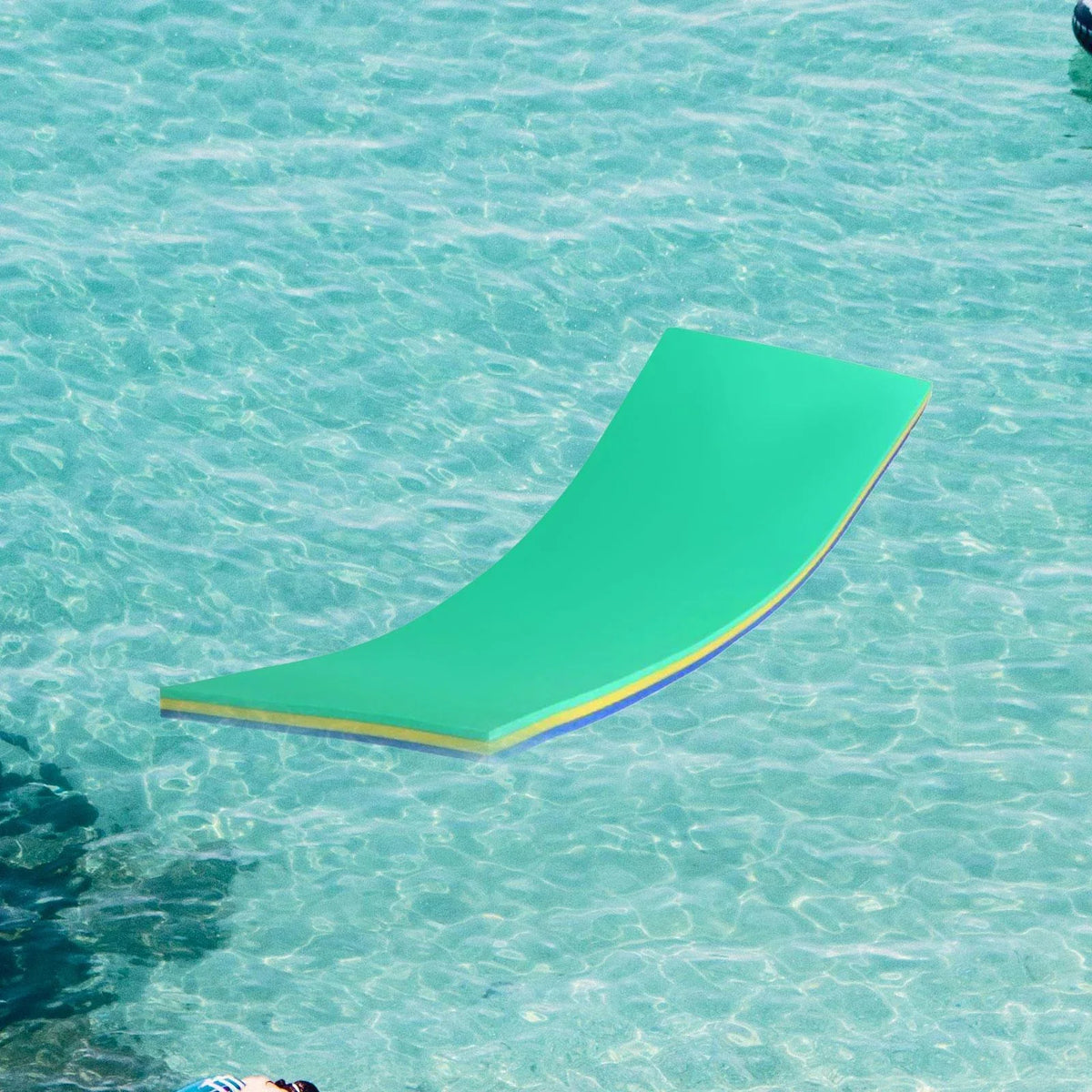 Raft Tear for Pool Floats Water Resistant Relaxing GARENDE Mat 3 Layer Yellow
