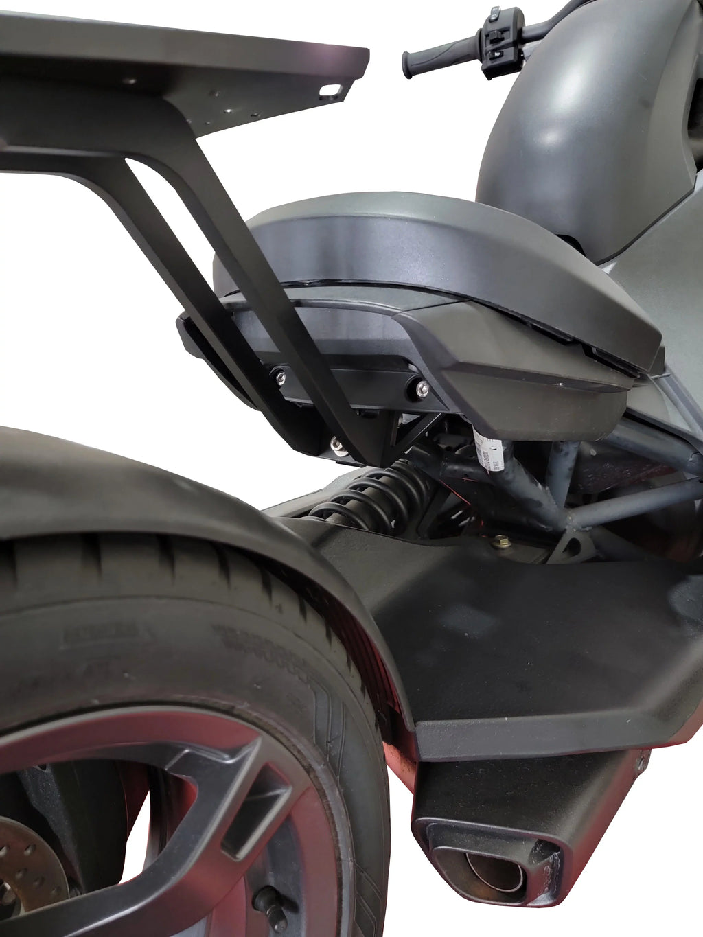 NO MAX Rack MOUNT NEEDED Luggage Black Ryker Can Am