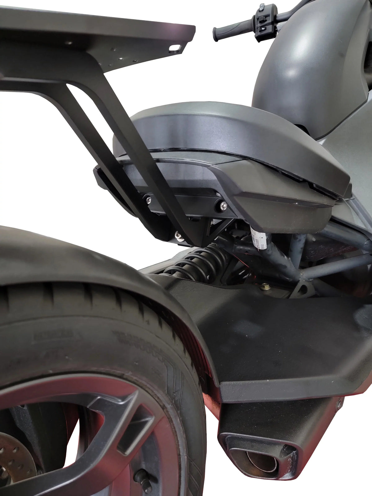 NO MAX Rack MOUNT NEEDED Luggage Black Ryker Can Am