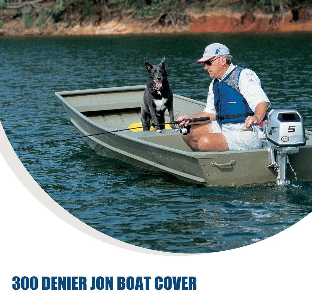 56"W Boat Jon Trailerable 12' Resistant 9921-0152-21( Water ) Goodsmann Gray L, A, Covers Silvery