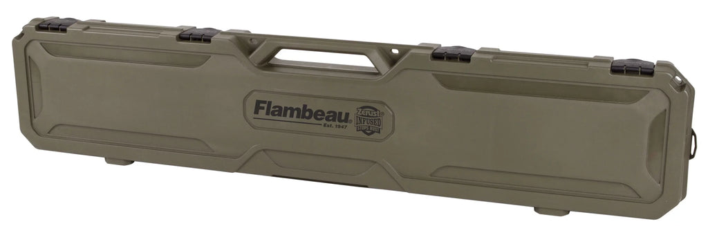 Zerust Plastic, Outdoors, Green, Long Gun Flambeau 6464FZ Case, inches Infused 50.5