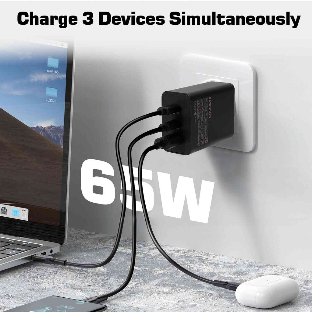 Fast Phones Pro Google 3 10 Travel Ports - USB-C Charging X Zero High-Speed Galaxy, USB Neo/Hot Pro - X/Zero Samsung & NFC/Note Infinix with Dual 10i/Note 65W Laptops, 10 Pixel iPhone, for Charger