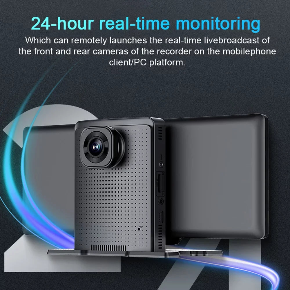 Degree 170 and DVR, Night Viewing with Angle Lens, Camera Dash Wide Multi-language Dual Pinnaco