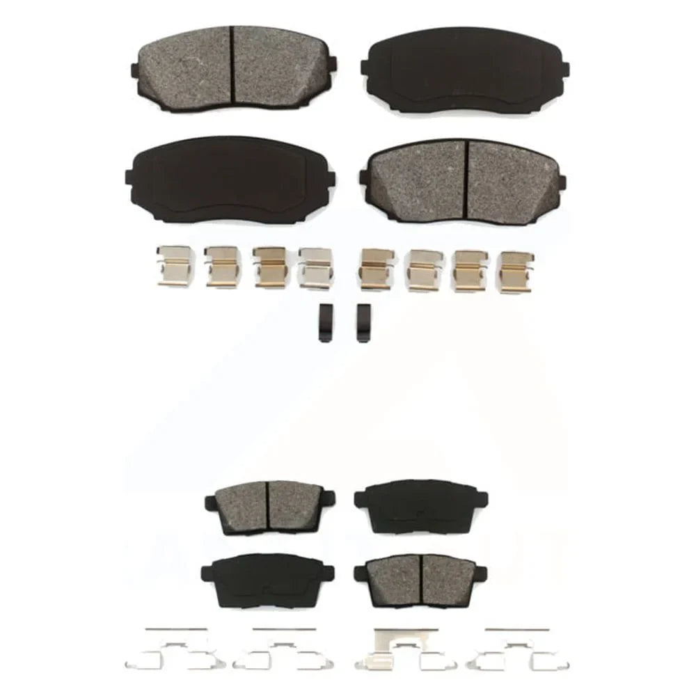 Semi-Metallic Pads Edge Mazda Rear Front CX-7 KSM-100095 Kit Brake Ford Lincoln CX-9 For MKX