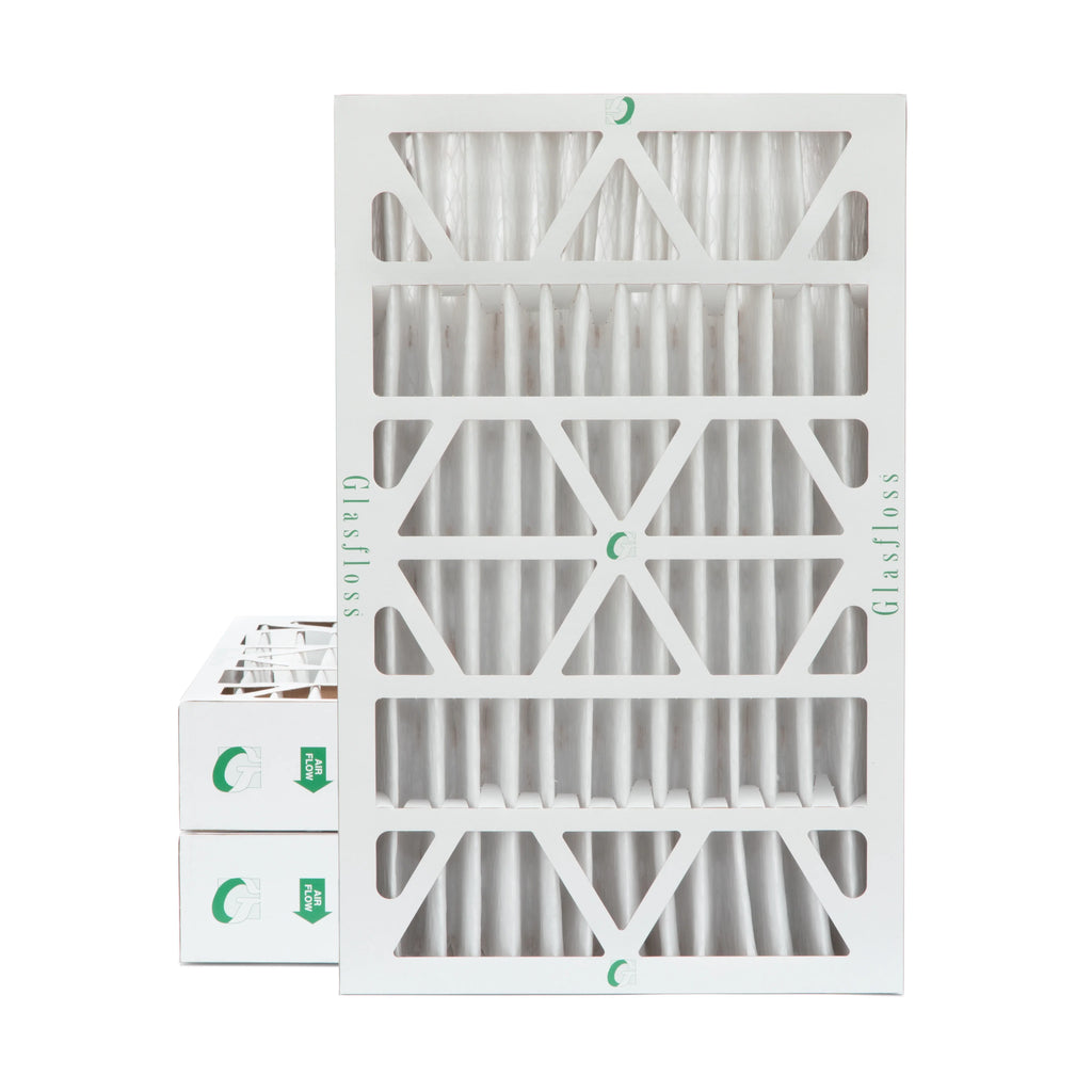 Size: by 16x25x4 10 MERV Exact ( Air x Furnace 3 Pleated Glasfloss 3-3/4 AC Pack 24-1/2 ) 15-1/2 Filters Industries. x