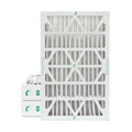 Size: by 16x25x4 10 MERV Exact ( Air x Furnace 3 Pleated Glasfloss 3-3/4 AC Pack 24-1/2 ) 15-1/2 Filters Industries. x