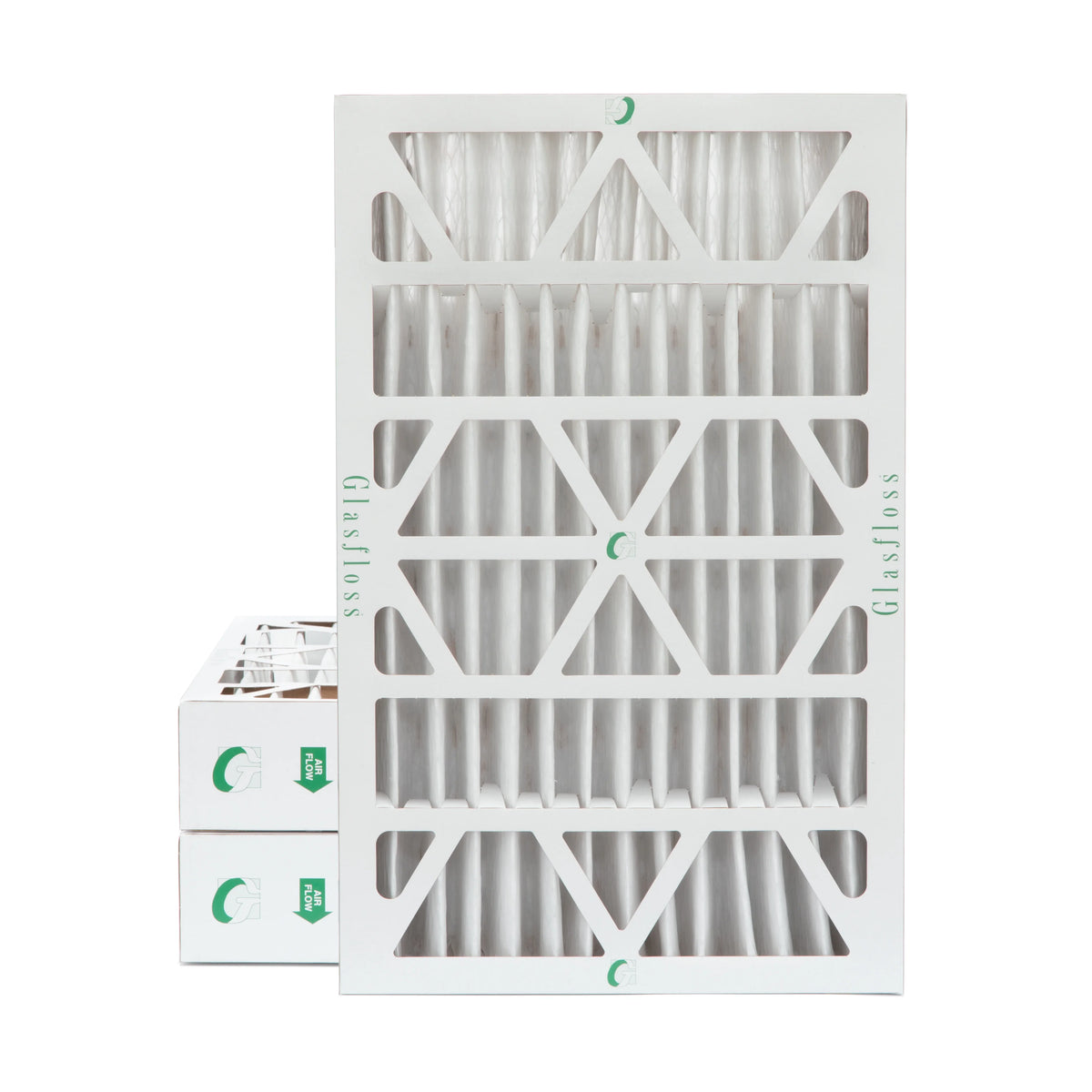 Size: by 16x25x4 10 MERV Exact ( Air x Furnace 3 Pleated Glasfloss 3-3/4 AC Pack 24-1/2 ) 15-1/2 Filters Industries. x