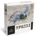 Turtle Puzzle, Lantern Georgia, Jigsaw Island, Jekyll Piece Press 1000 Hawksbill Hatching