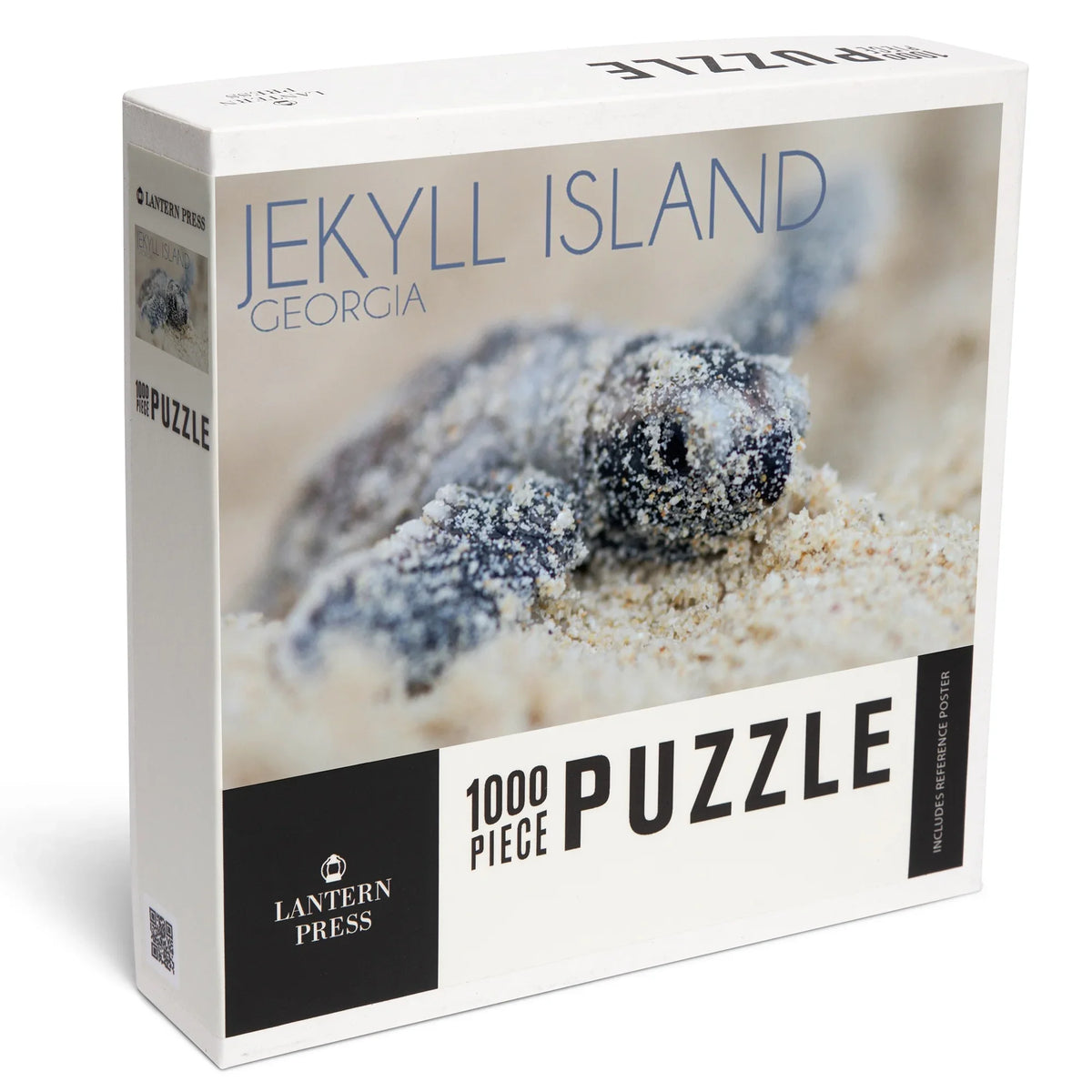 Turtle Puzzle, Lantern Georgia, Jigsaw Island, Jekyll Piece Press 1000 Hawksbill Hatching