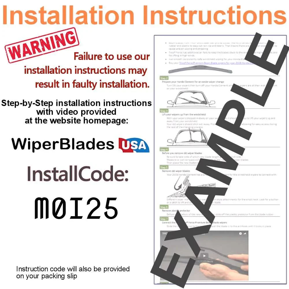 (Set of 2019 Audi 2) Wipers Beam Performance A4