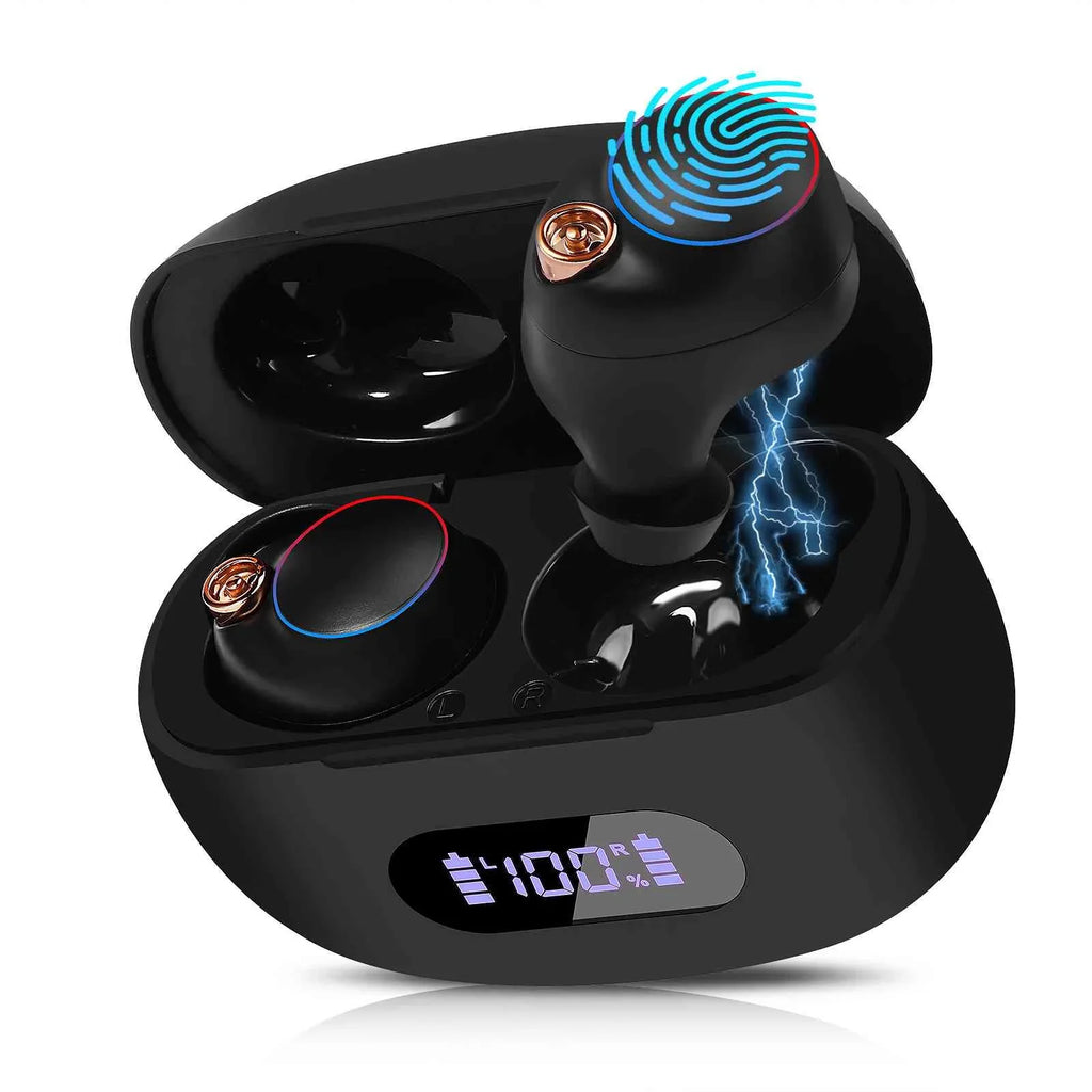 Bluetooth Charging Connection, + Black, Bluetooth Water Boost Compatible Bass with 5.2 Lenovo Case, UrbanX Tab V7 Dual Resistance, True Earbuds Connect, Balanced, Wireless IPX5