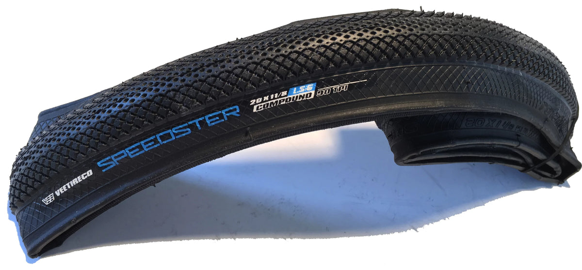 Bead BMX 20x1 Vee Folding Speedster Bike Tire 28-451 Tire 1/8 BMX