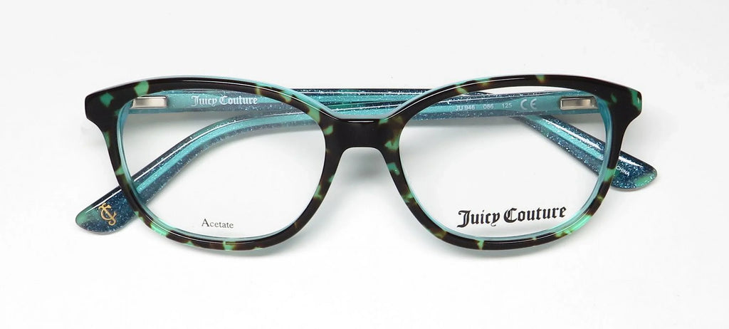 Eyeglasses 946 Dark Couture Oval Havana Juicy Modified Full Rim