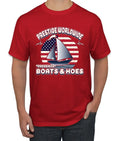 Americana Everyone Deployed Red, RED Men's Flag Friday T-Shirt, Pride Remember Wild Bobby, 4X-Large Military Print American / Sleeve US