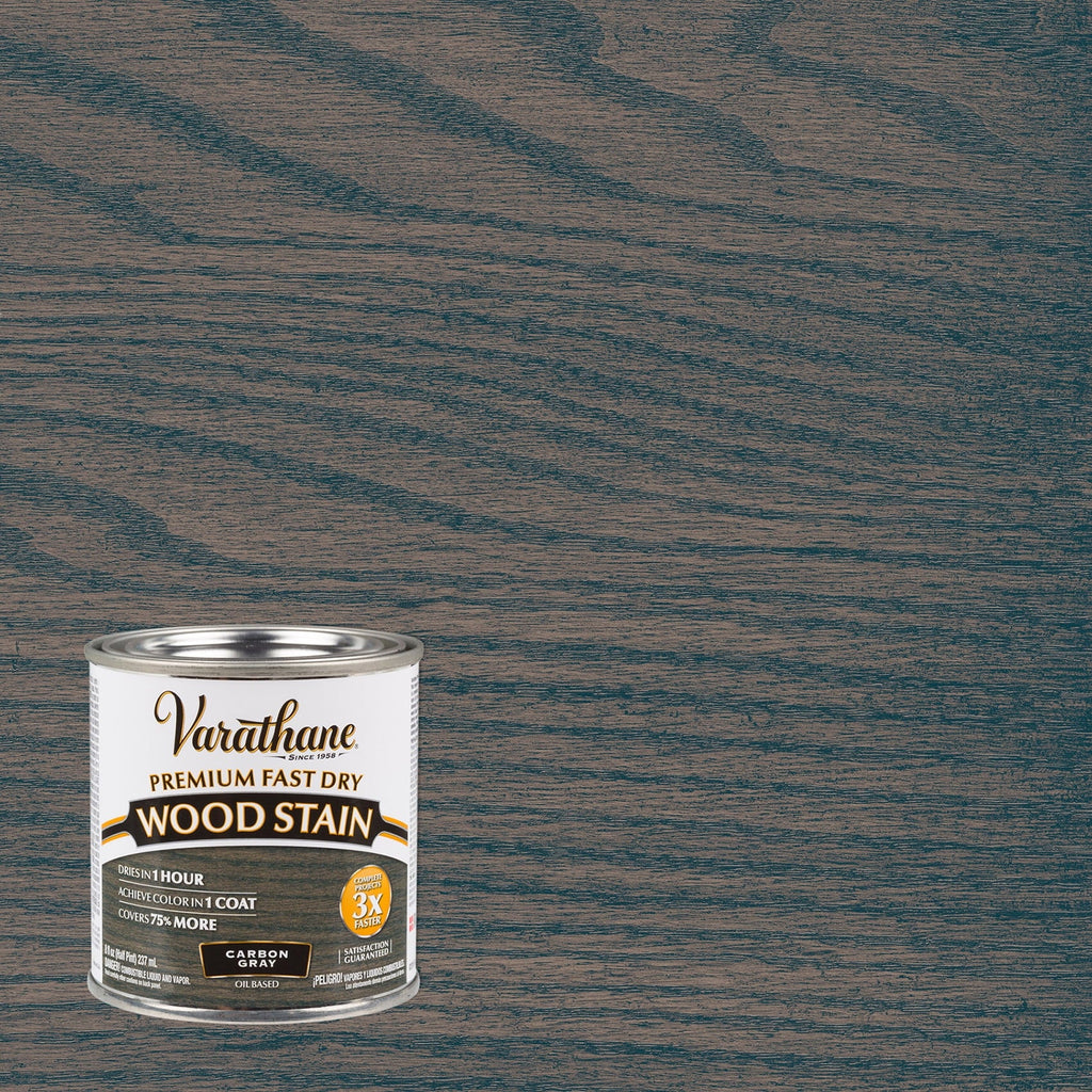 Fast Wood Varathane Carbon 4 Half Pack Premium Dry Pint, Stain-307416, Gray,