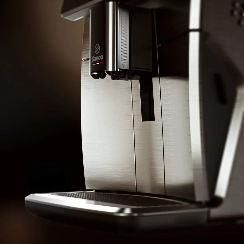 Super Metal SM7684/04 Titanium Machine, Automatic Saeco Front Espresso Xelsis
