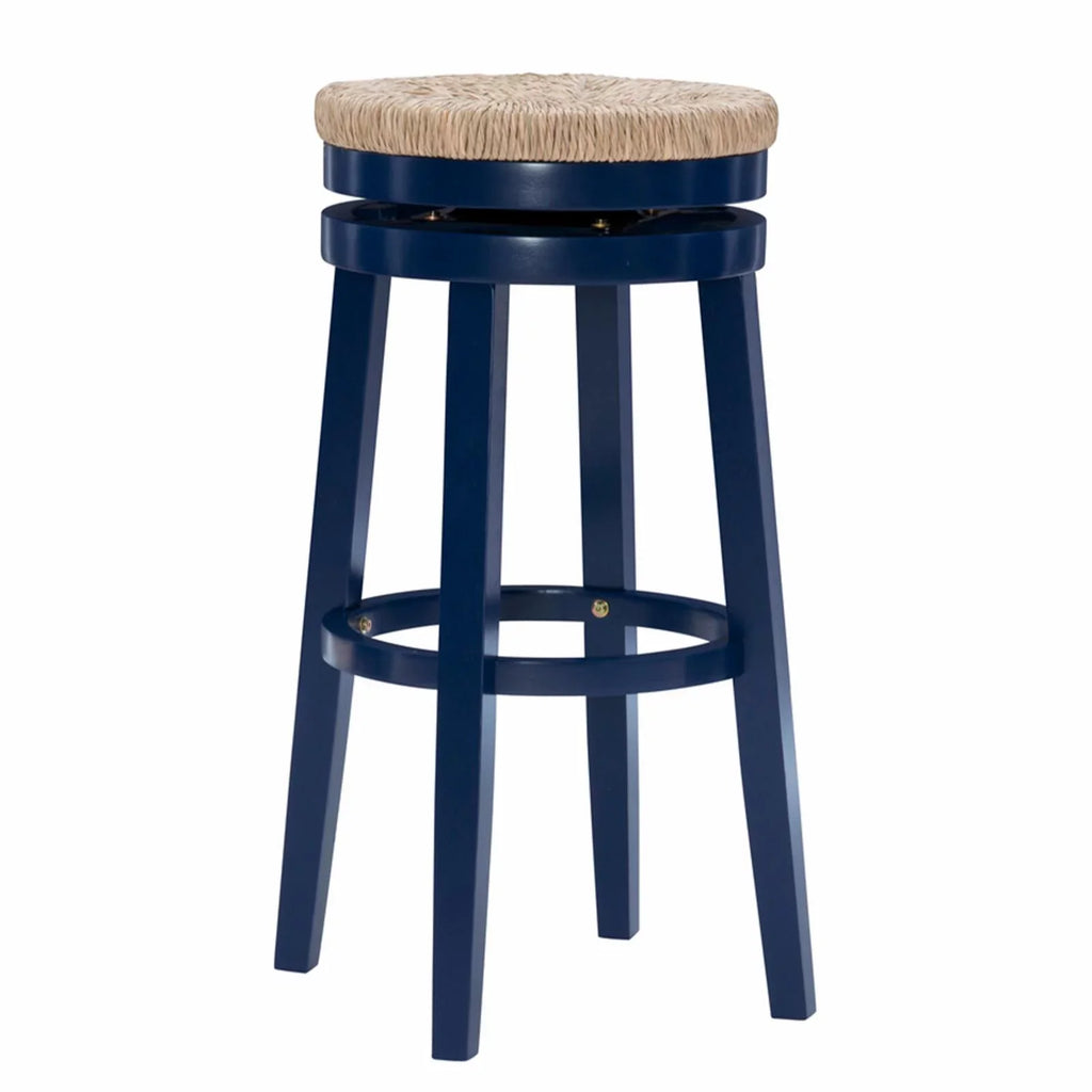 in. - Swivel Rush Stool Natural Natural with Morgan Bar 31 Powell