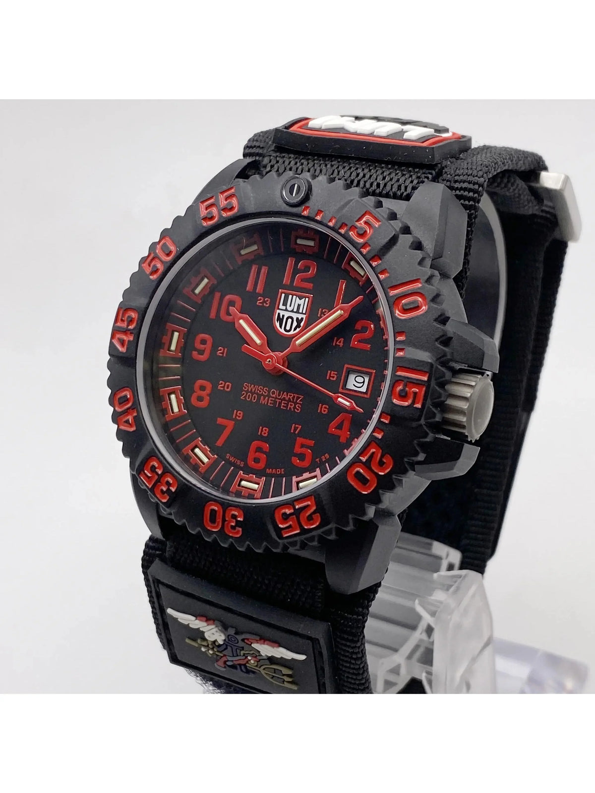 Carbon Watch Colormark Navy XS.3065 (Good) Luminox Pre-owned Seal 44mm