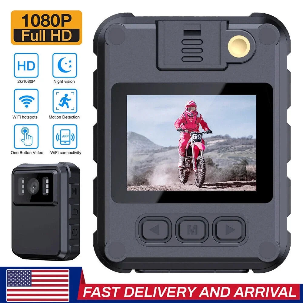 Night Body Connectivity Camera Vision and Camcorder 1080P JahyShow Audio Video WiFi - Mini DVR with