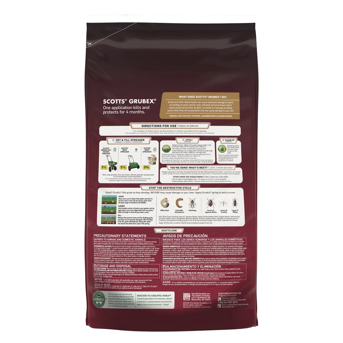 lb GrubEx Grub 28.87 Scotts Insect Control and Granules