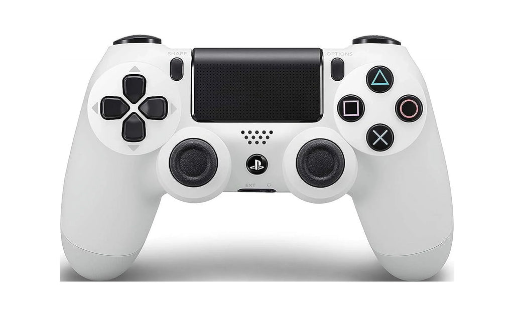 DualShock - 4 Blue Earbuds Wireless With with White New Like PlayStation BOLT AXTION Bundle Controller -