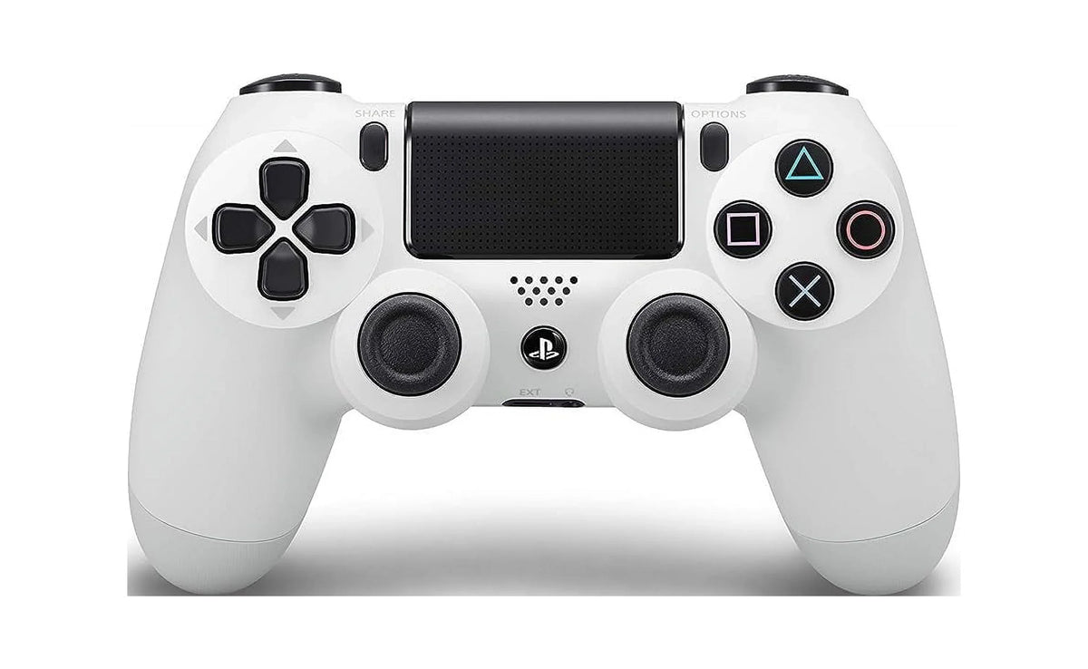 DualShock - 4 Blue Earbuds Wireless With with White New Like PlayStation BOLT AXTION Bundle Controller -