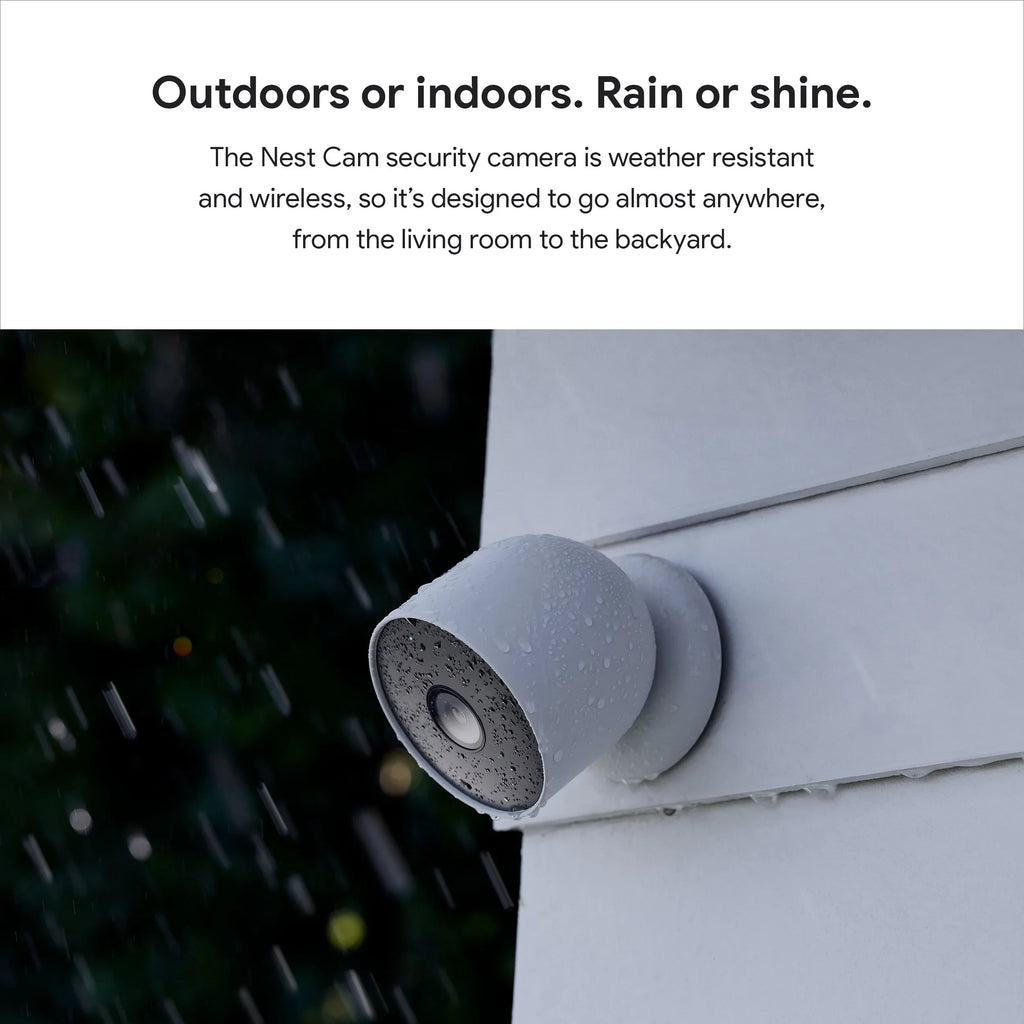 indoor, (outdoor Nest or White Camera 1pk battery)