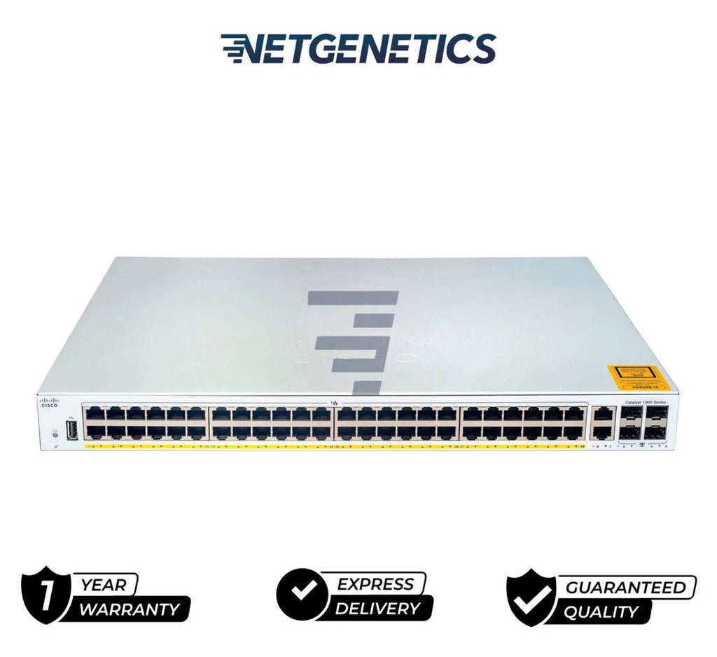 Ethernet Switch 48 C1000-48P-4G-L Gigabit Network Catalyst PoE+ Cisco