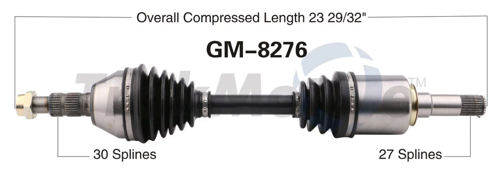 IMPALA, Fits LIMITED CV MALIBU 2016 CHEVROLET 2014-2020 CHEVROLET Axle Shaft select: