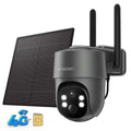 Waterproof 3MP LTE 4G IP66 with Color Home TMEZON Surveillance Security WiFi Surveillance Wireless Solar Camera Cellular Night Powered, Vision Spotlight Camera Camera