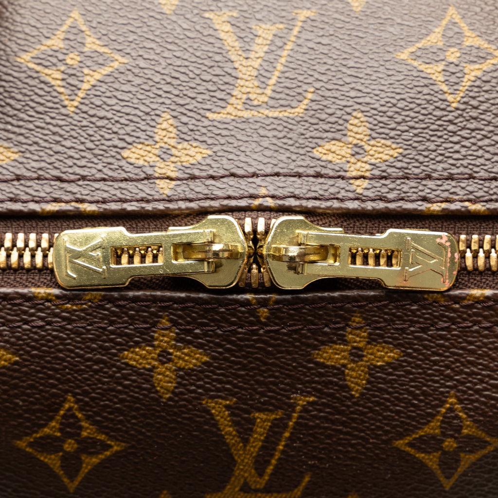 Unisex Brown Vuitton Monogram Bandouliere Keepall Canvas Louis Authenticated Bag (Good) Travel Pre-Owned 60 WeekenderBag