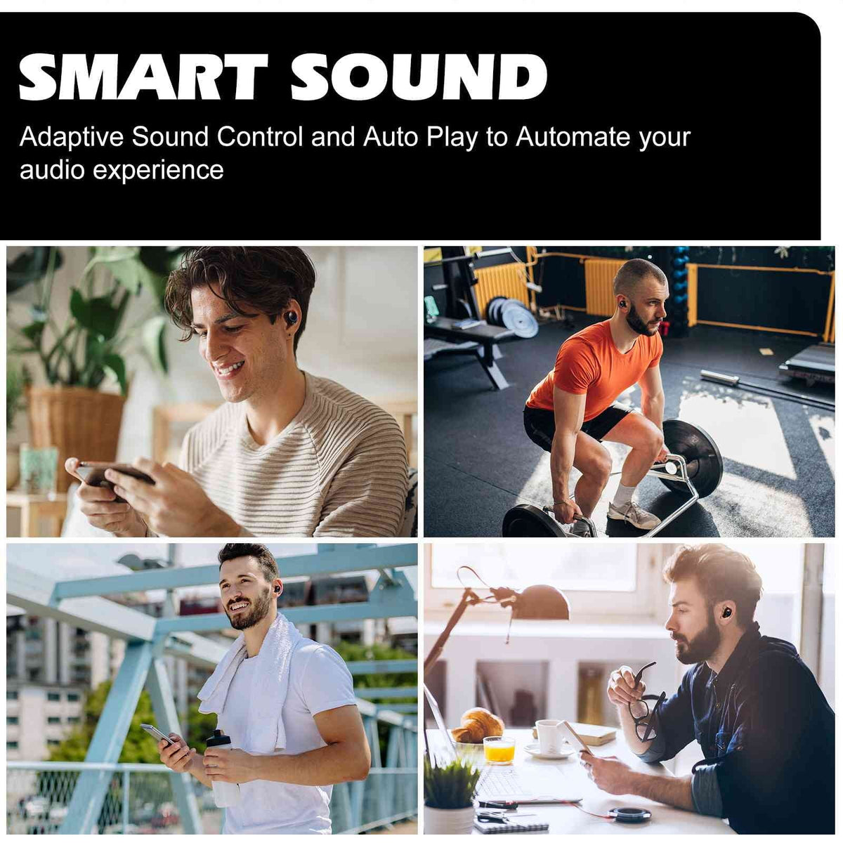 Bluetooth Charging Connection, + Black, Bluetooth Water Boost Compatible Bass with 5.2 Lenovo Case, UrbanX Tab V7 Dual Resistance, True Earbuds Connect, Balanced, Wireless IPX5