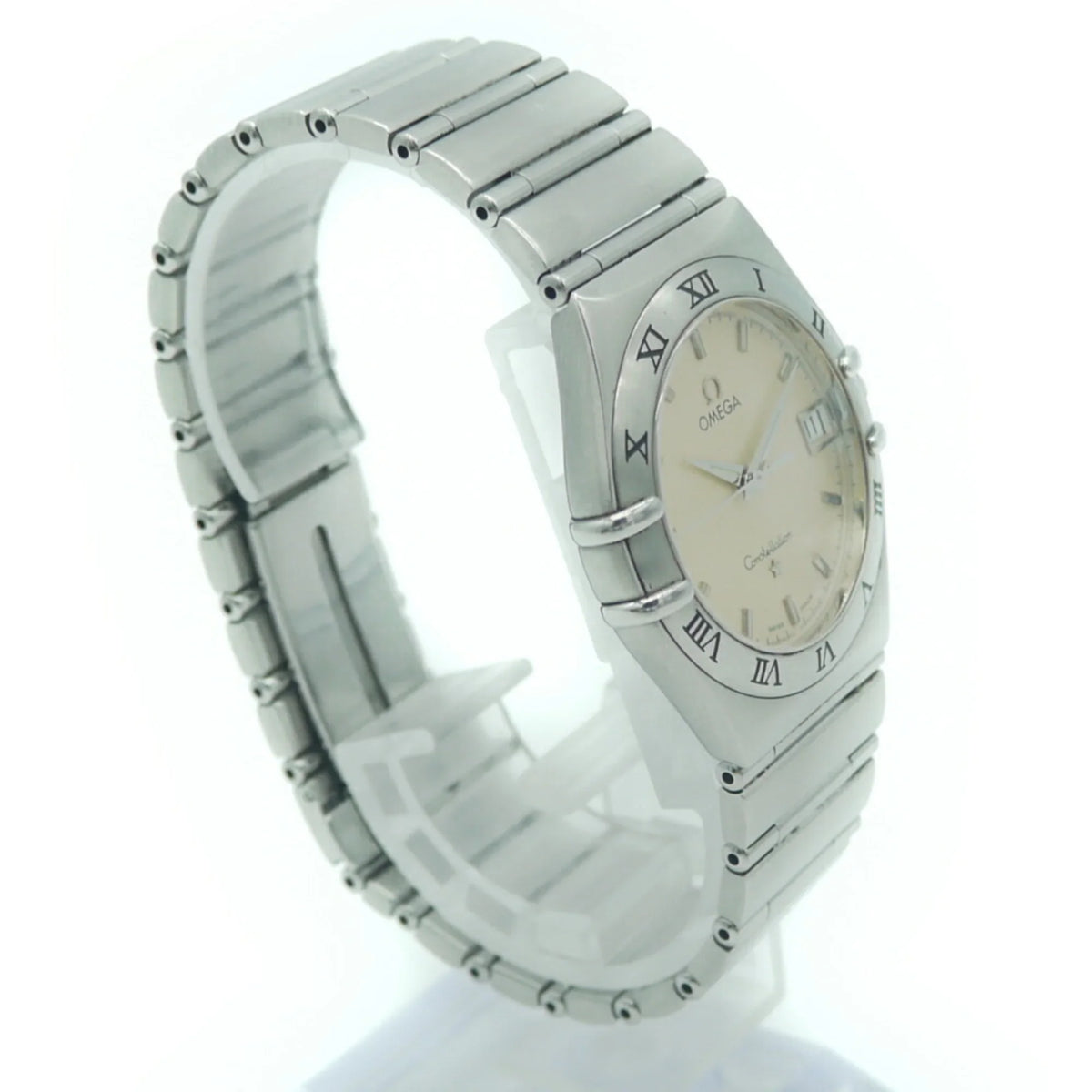 Beige Watch Omega Constellation Pre-Owned OMEGA (Good) Dial Y03012 1512.30
