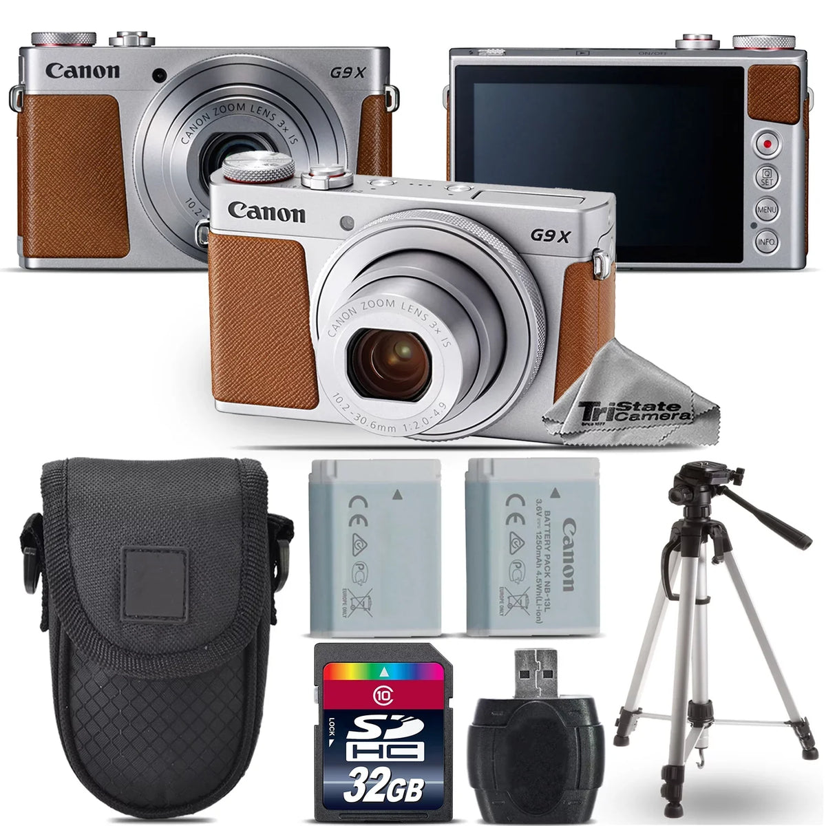 DIGIC Mark Canon II + - Kit 32GB X Battery Digital 7 G9 Camera PowerShot Extra