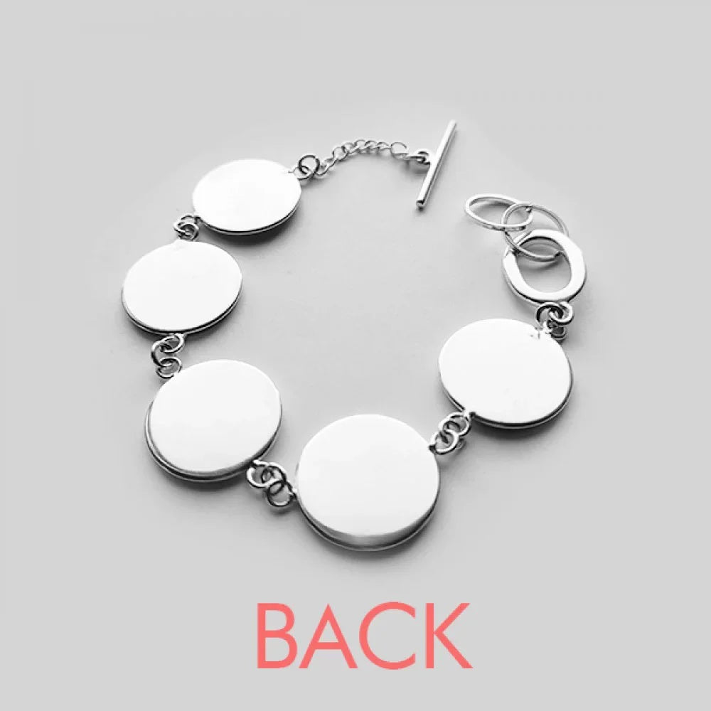 Charm Romance High Heels Chain Shoes Jewelry Pattern Flower Bracelet Bangle