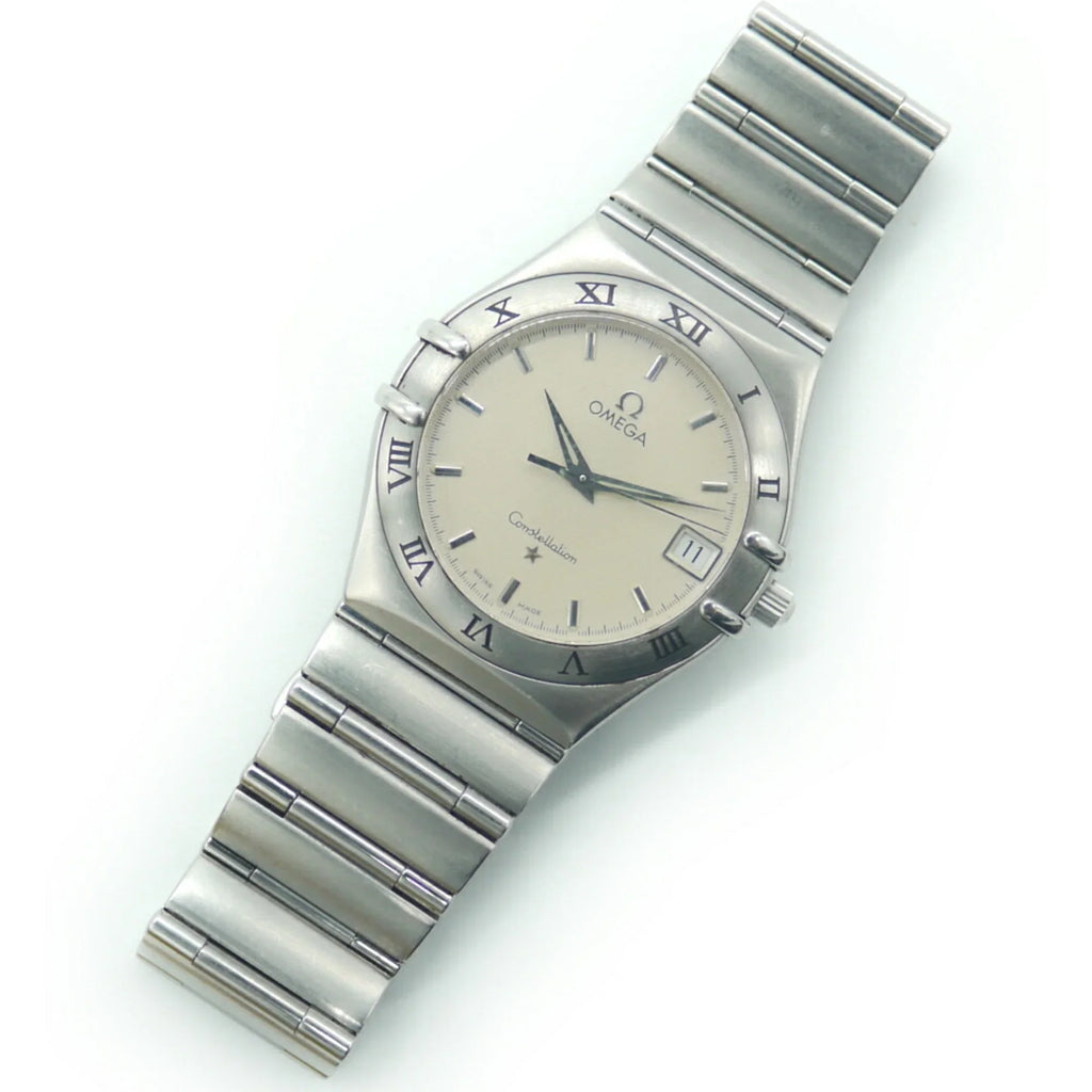 Beige Watch Omega Constellation Pre-Owned OMEGA (Good) Dial Y03012 1512.30