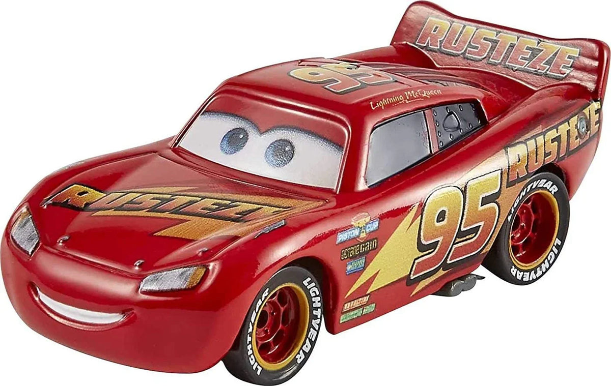 & 3 McQueen Diecast Mater / Pixar Sheriff, Cars Lightning Disney 3-Pack Cars