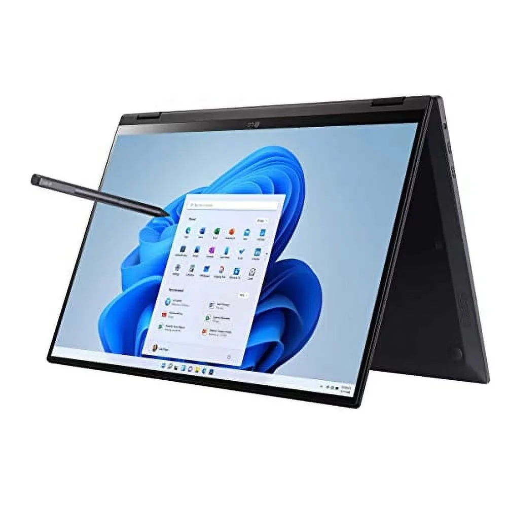 Fingerprint and 2TB(1TBx2) Touch RE Windows EVO RAM IPS WiFi SSD Backlit USB Xe 2023 LG Laptop 16GB 2-in-1 Ultralight w/Pen Iris 11 AX WQXGA Fullday Gram Graphics Intel Battery NVMe i7-1165G7 16"