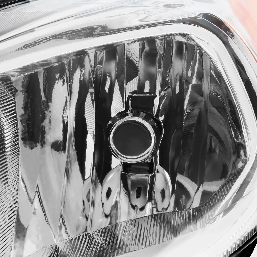 2015 Fits Driver - Chrome 2017 Hatchback [Halogen Left 2014 Sedan Headlamp Ford Titanium 2016 Type] AKKON Fiesta Headlight
