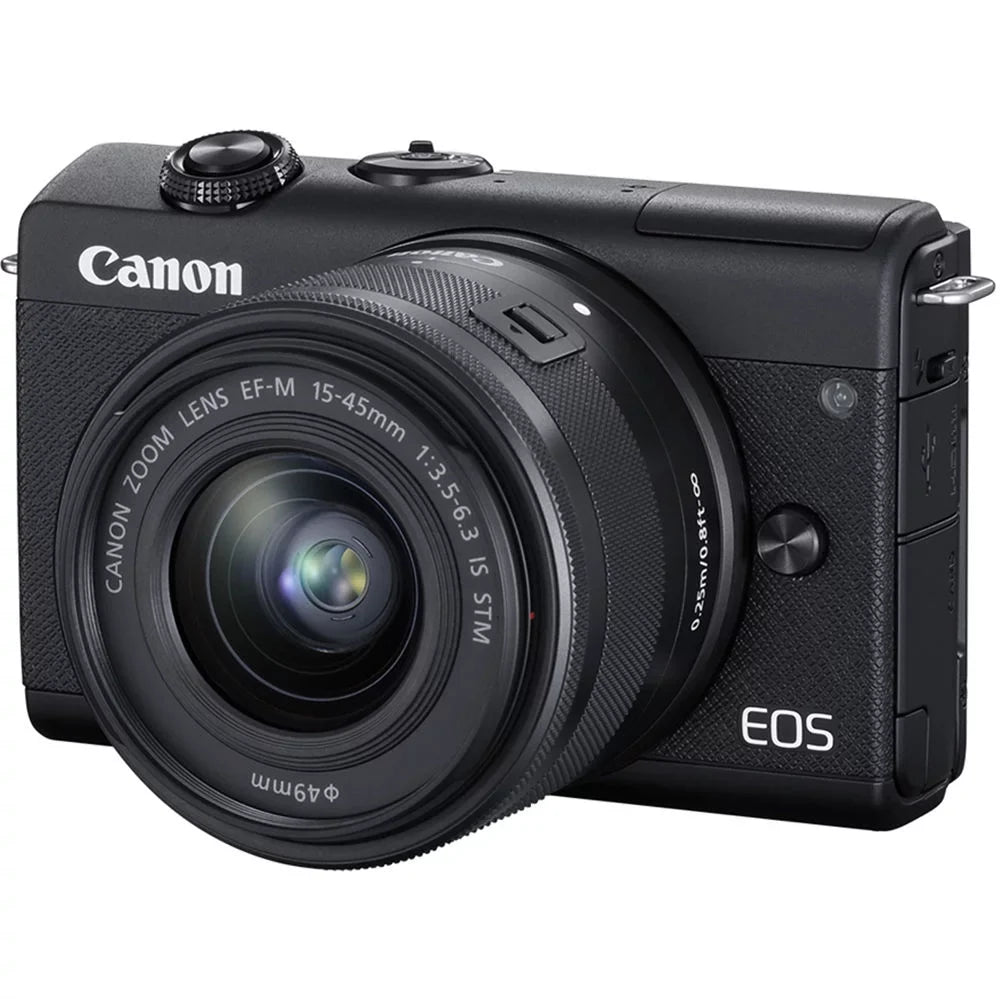 Bundle Digital Filter with M200 15-45mm Lens Camera Mirrorless Canon (Black) EOS