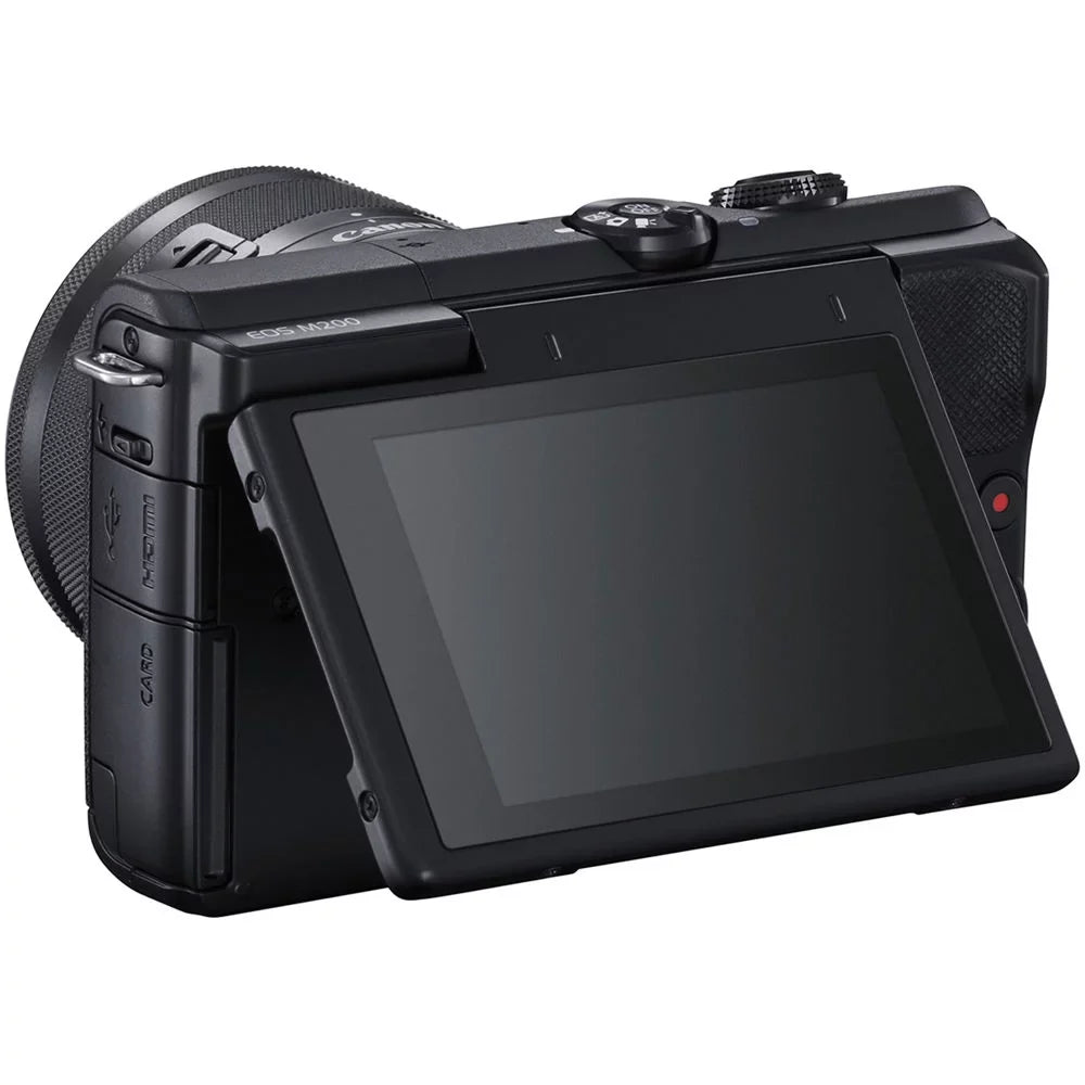 Bundle Digital Filter with M200 15-45mm Lens Camera Mirrorless Canon (Black) EOS