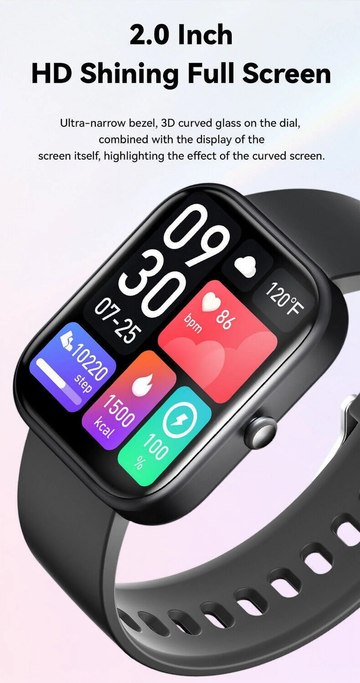 iOS GTS5 Fitness Smart Pressure Women Tracker for Blood Black and Watch Men Android