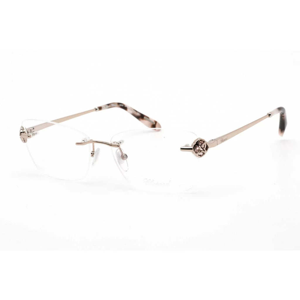 Gold Eyeglasses Rose Metal Women's VCHF86S Shiny 0A39 Chopard