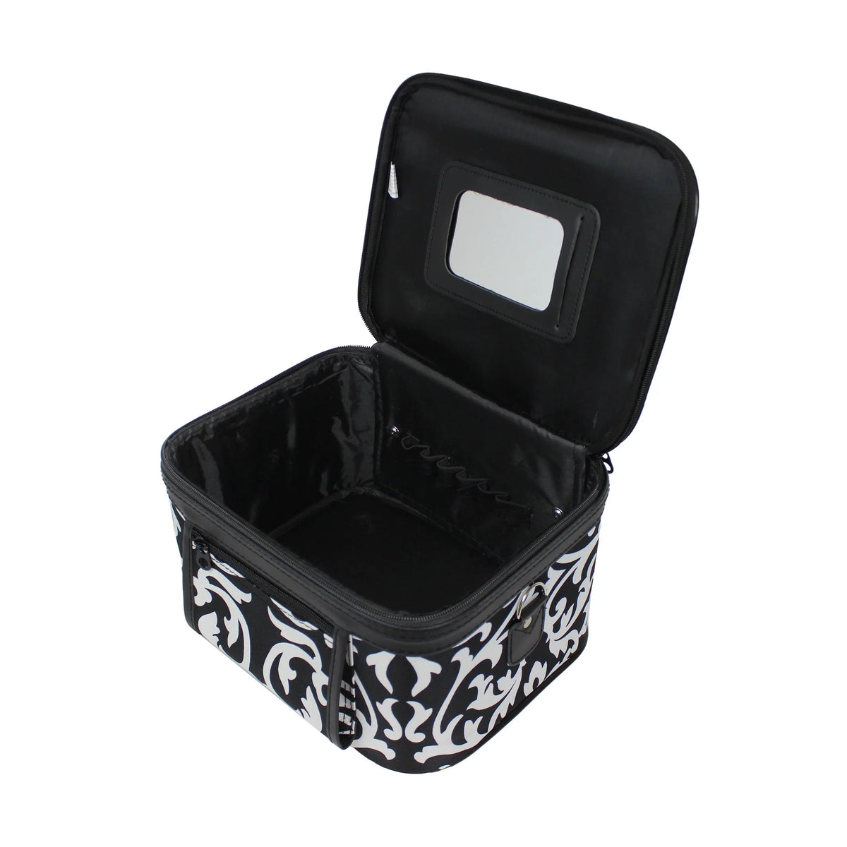 Case Cosmetic 2-Piece Pink World Traveler Set Trim Damask -