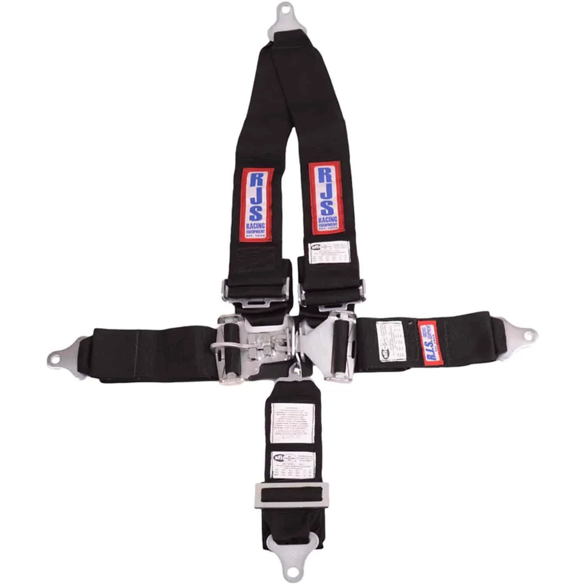 Link RJS Latch Harness Equipment Black Racing 5-Point Racing 1126201 and