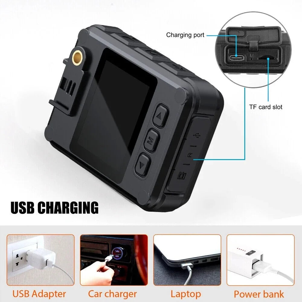 Night Body Connectivity Camera Vision and Camcorder 1080P JahyShow Audio Video WiFi - Mini DVR with