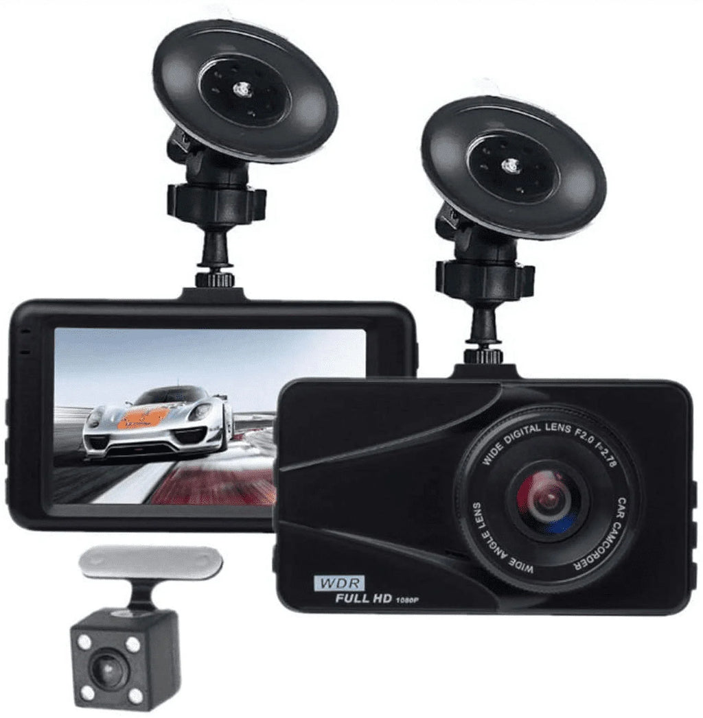 3" Images front T670 Travel Video Loop vans Dual DVR Recording Full Angle, Wide HD Excellent 170° Detection Cam Plus For LCD Recorder Dash Screen Motion G-Sensor, WDR,