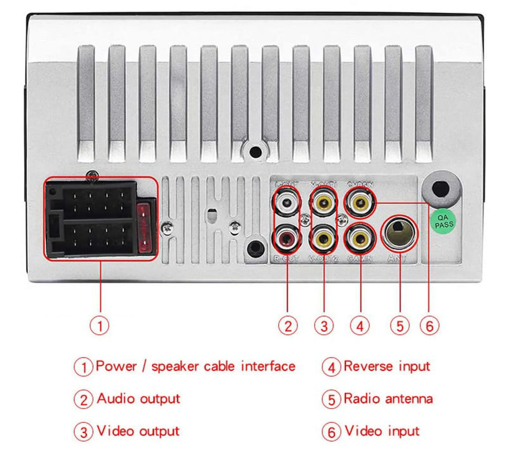7 Car HD Stereo radio with DIN car Camera/ /FM /TF Rear Bluetooth Inch /Video View Touch Link /USB /Car player Car Audio MP5 /AUX Screen 2 MP4 Mirror
