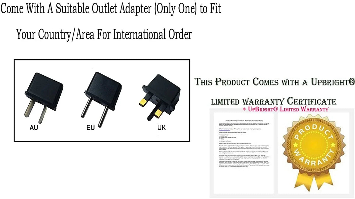 Compatible UpBright Cord HWS50B AC/DC Battery with Supply Virutal:X PS Power HW-S50B / 3.0ch Dolby in with One All Adapter 5.1 HWS50B/ZA Mains PSU Speaker Cable Soundbar Samsung DTS Charger HW-S50B/ZA