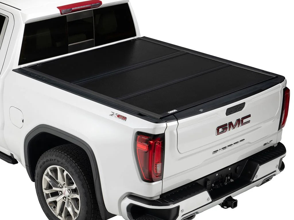Truck (78.9") 1500 | Gator | 2014 Cover by Limited RealTruck Hard Chevy/GMC EFX 6' with Compatible Ltd/Lgcy Bed 2019 2018, Tonneau Silverado/Sierra - GC14019 Tri-Fold Bed 7"